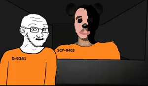 mickey mouse, soyak, soyak (concerned), black eyes, dark, dead eyes, drawn background, glasses, hair, looking at you