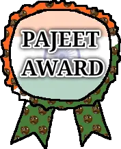 pajeetjak, nuurumoji, award, badge, bald, big lips, black eyes, brown skin, closed mouth, emoji