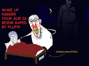 rapeson, cobson, feraljak, feralrage, hornyson, rapeson, 3soyjaks, angry, bald, bed