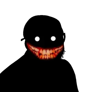 feraljak, 1soyjak, bald, black skin, dark, glasses, grin, horror, horror game, looking at you