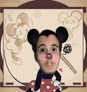 creator, mickey mouse, minnie mouse, commiejak, mickey, irl soyjaks, 1soyjak, animated, big eyes, big nose