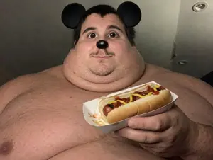 mickey mouse, commiejak, mickey, /mickey/, black eyes, black hair, closed mouth, communiaryan, ear, fat