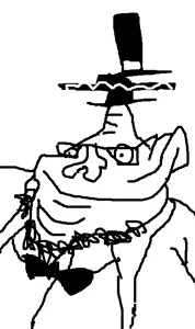 unknown, useful soys, 1soyjak, beard, big eyes, bowtie, clothes, deformed, fat, glasses