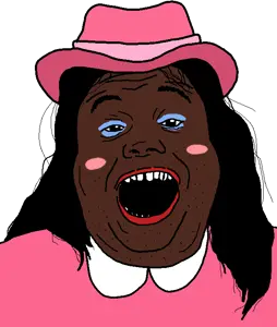 boiadeirinha, alicia, 1soyjak, big lips, black eyes, black hair, black skin, brazil, chin, closed mouth