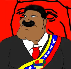 meximutt, mexiaryan, arab, black clothing, black hair, brown skin, buff, closed mouth, clothes, dictator