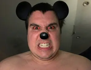 mickey mouse, commiejak, mickey, angry, black eyes, black hair, commie, communiaryan, eyebrows, faggot