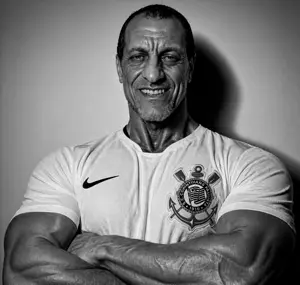 gigachad, a10 eyes, black eyes, black hair, brazil, buff, carlinhos, clothes, corinthians, crossed arms