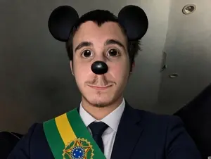 mickey mouse, brazil, clothes, communiaryan, formal clothing, hair, looking at you, mouse, necktie, president