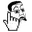 chudjak, doctos, 1soyjak, black hair, cursor, finger, glasses, hair, index finger, mouse
