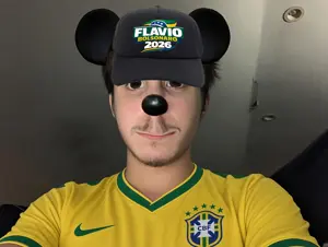 commiejak, 1soyjak, 2026, black eyes, bolsonaro, brazil, brazil national football team, brown hair, cap, closed mouth