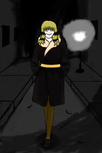 soyak, soygirl, soygirl front, femjak, foidjaks, belt, blonde hair, building, clothes, coat