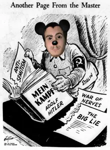 joseph stalin, commiejak, adolf hitler, antisemitism, armband, auschwitz, big eyes, book, closed mouth, clothes