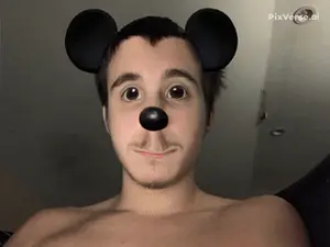 mickey mouse, 'o, ack, bleeding, blood, blood drip, blood splatter, borderline 'o, commie, communiaryan