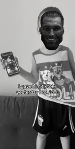 gigachad, markiplier soyjak, neutralplier, nuurumoji, showing phone, beard, chinktok, clothes, edit, edited