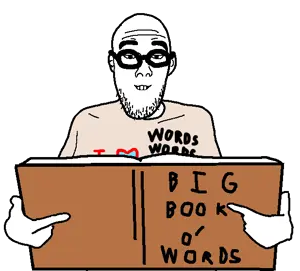 shirtjak, 1soyjak, book, closed mouth, clothes, front view, glasses, hands, heart, holding book