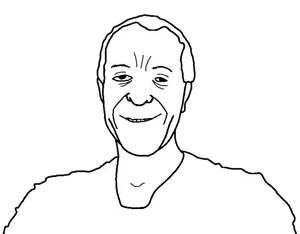 carlinhos, carlinhos, 1soyjak, black eyes, closed mouth, clothes, ear, eyebrows, front view, hair