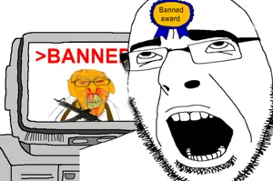 cobson, feraljak, feralrage, jannyjak, ban images, angry, award, ban, banned, banned award
