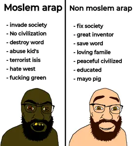 feraljak, tetojak, 2soyjaks, angry, arab, bald, beard, black hair, brapped comment section☣️☣️☣️ do not enter☣️☣️☣️, brown eyes