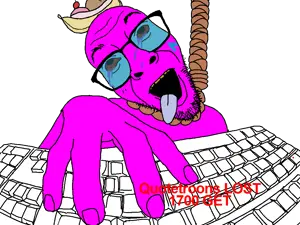 darren, 1soyjak, ack, bald, brown sclera, dead, finger, glasses, hanging, keyboard