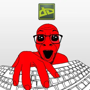 darren, colorjak, oh my god she is so attractive, 1soyjak, autism, deviantart, flashing colors, glasses, gradient background, hands