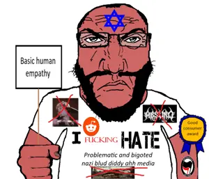 markiplier soyjak, science lover, absurd res, antifa, award, basic human empathy, beard, black metal, burzum, closed mouth