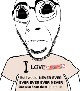 cobson, hornyson, hydrocephason, 1soyjak, bald, big head, big nose, biting lip, candy, closed mouth
