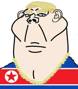 impish soyak ears, impington, aryan, a10 eyes, beard, blonde hair, blue eyes, closed mouth, disgusted, front view