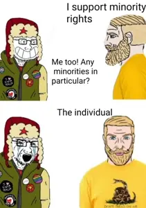 yes chad, yes chad front, soyak, calarts, 2soyjaks, antifa, antifa badge, beard, big smile, blm logo
