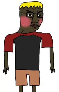 nate higgers, alicia, chudjak, hunky twink sex machine, hunky twink sex machine, natejak, almost full body, arm, black skin, blonde hair