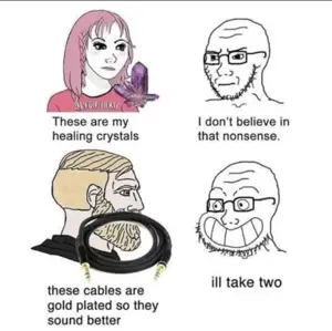 daddy's girl wojak, wojak, yes chad, soyak, so true!, soyak (irritated), calarts, bald, black glasses, black text