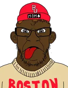feraljak, kenneth, 1soyjak, angry, black skin, boston university, brown skin, built for bbc, cap, clothes