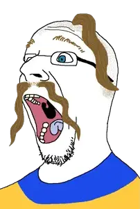 gerd, blue eyes, blue tongue, brown hair, clothes, eyebrows, flag, glasses, hair, mustache