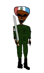drill sergeant grey, drill sergeant soy, 1soyjak, africa, african, alien, black eyes, black skin, boot, boots