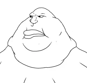 salsamaster, meximutt, morbidmutt, muttvariants from meximutt, muttverse, 1soyjak, angry, bald, big lips, black eyes