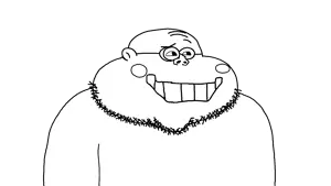 floweyjak, hamjak, mintson, wumpus to the grumpus, fusionjaks, 1soyjak, cheeks, closed mouth, dreamworks face, ear
