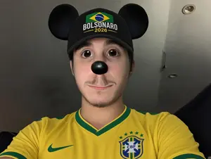 commiejak, 1soyjak, 2026, black eyes, bolsonaro, brazil, brazil national football team, brown hair, cap, closed mouth