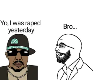 bukelejak, chudjak, patrick, i was raped yesterday, 2soyjaks, bald, beard, brown skin, bukelejak side, cap