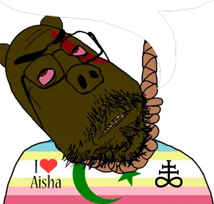 kratos, feraljak, gapejak, scholar, tetojak, aisha, animal, arab, bloodshot eyes, brapped comment section☣️☣️☣️ do not enter☣️☣️☣️