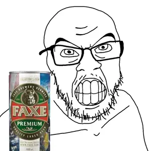 feraljak, 1soyjak, alcohol, angry, animated, anime, anime gi, beer, can, drink