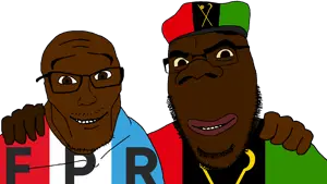 sheeeit, cobson, feraljak, wholesome feraljak, no more brother wars, trios & duos, 2soyjaks, africa, bald, bantu