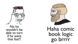 yes chad, zoomer, bald, beard, black glasses, black text, blonde beard, blonde hair, chad, crying