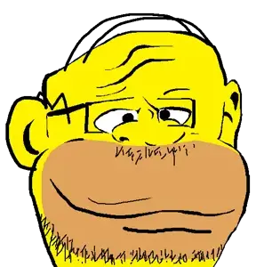 homer simpson, homiejak, 1soyjak, bald, balding, beard, black eyes, closed mouth, ear, eyebrows