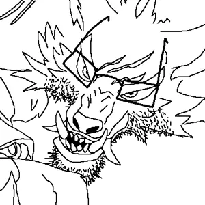 warwick, unknown, useful soys, 1soyjak, angry, animal, animal ears, beard, black eyes, claw