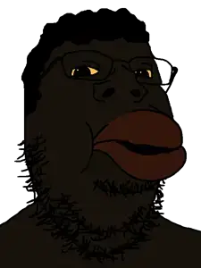 gapejak, meximutt, bantugape, bantujeet, bantumutt, bantunigger, bantujeet-ified soyjaks, 1soyjak, big lips, black hair
