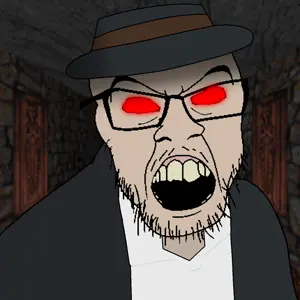 feraljak, 1soyjak, angry, boomer shooter, build engine, caleb (blood), cemetery, clothes, eyebrows, fedora