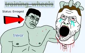 chudjak, chudjak front, kratos chudjak, muscular chud, chud's hitman, trevor beheading namefags, 2soyjaks, agitated, arm, arrow