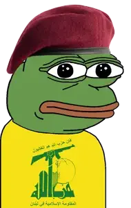 pepe, 1nas, amphibian, animal, arabic text, beret, closed mouth, clothes, frog, green skin