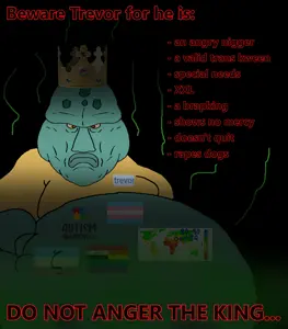 squidward tentacles, disgusting trevorcreature, fatpony, slopjak, 1soyjak, almost full body, angry, autism, bald, black background
