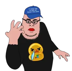 syndrome, skajyosjak, syndromejak, 1soyjak, autism, autism hat, bald, black eyes, chin, closed mouth