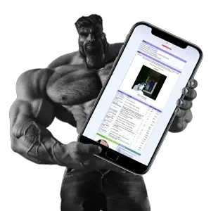 gigachad, nophono, beard, board, buff, cellphone, cellphono, dailyjak, ernest khalimov, gray skin